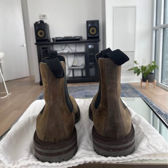 Common Projects Brown Suede Chelsea Size 41EU/US8 - Picture 3 of 4